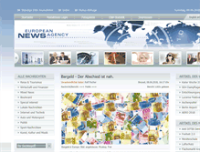 Tablet Screenshot of european-news-agency.de